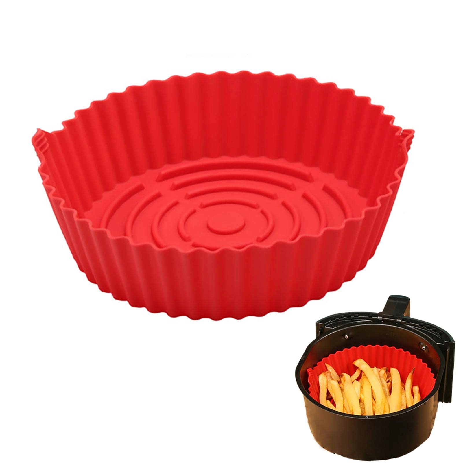 Air Fryer Silicone Pot - food-grade silicone 2 PCS