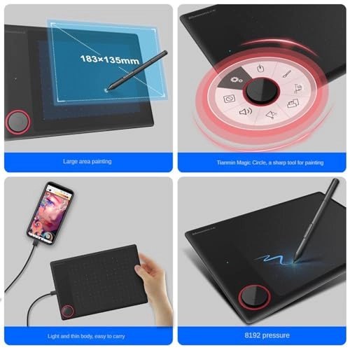 Electronic hand-drawing tablet - 8192