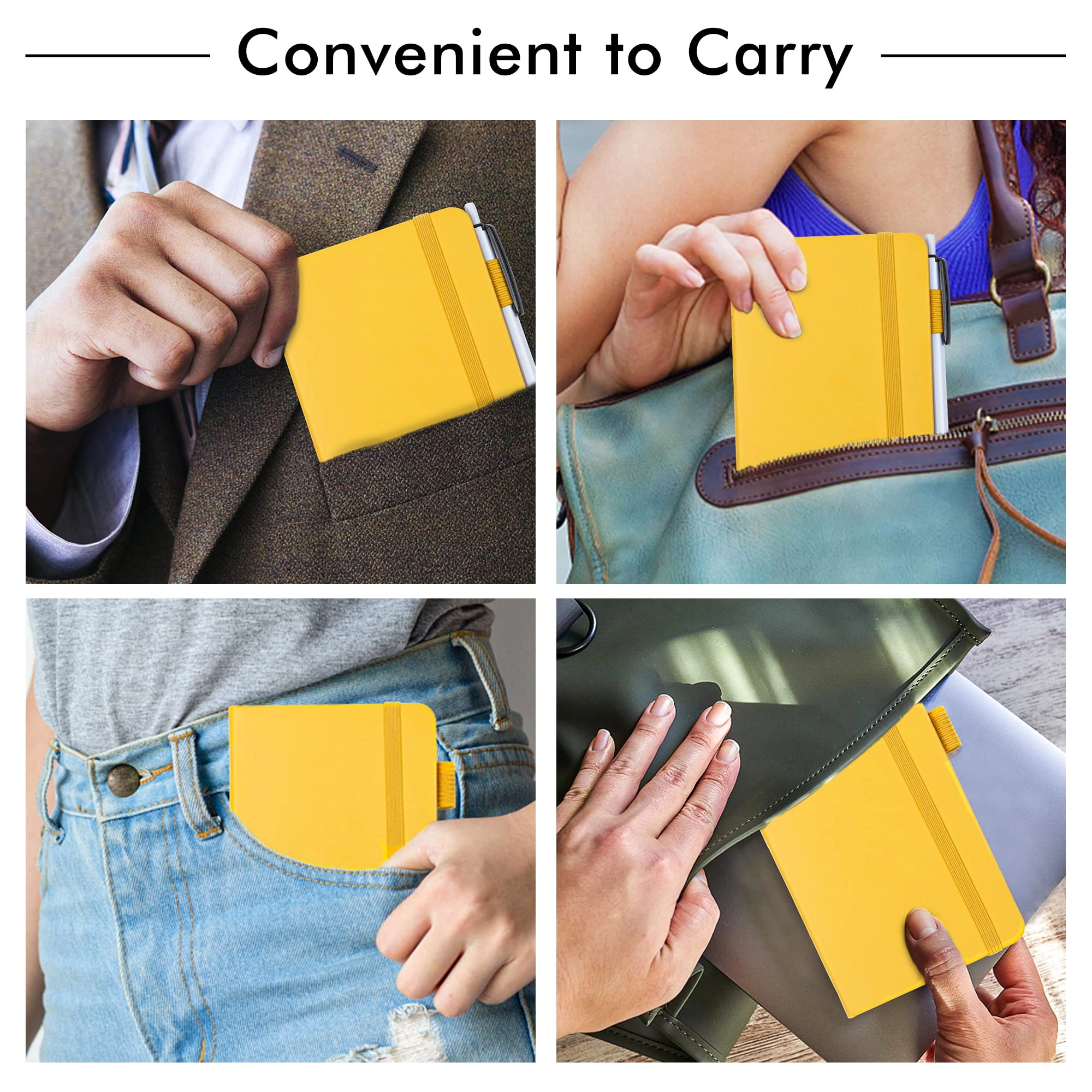 Pocket Notebook A6 Hardcover - Lined 56 Sheets