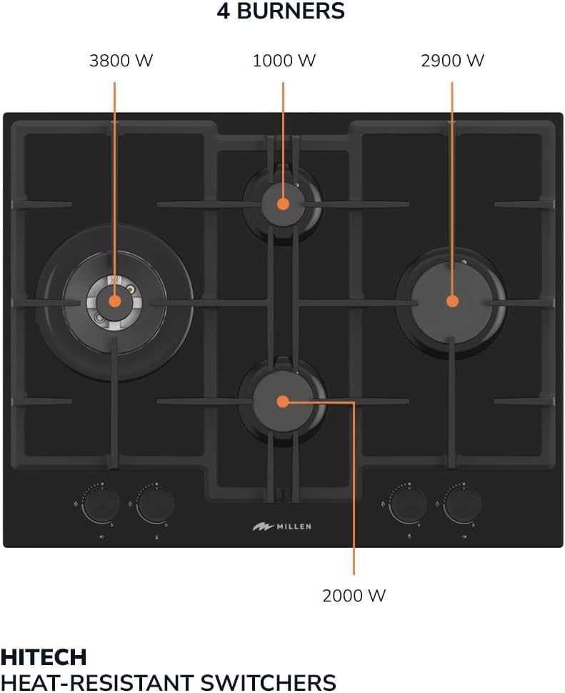 MGHG6503BL Gas hob