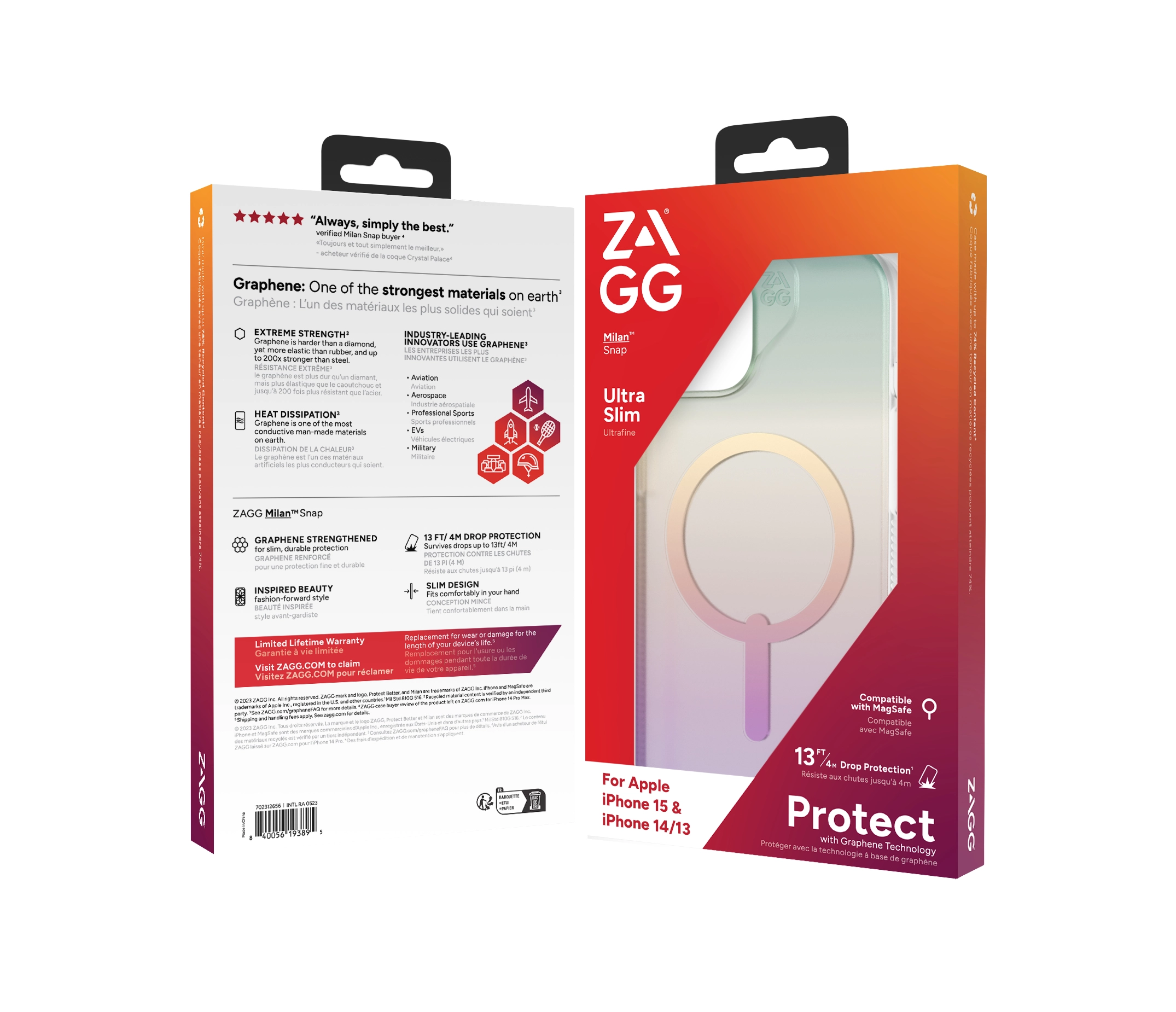 Milan Snap Case with MagSafe for iPhone Air Iridescent