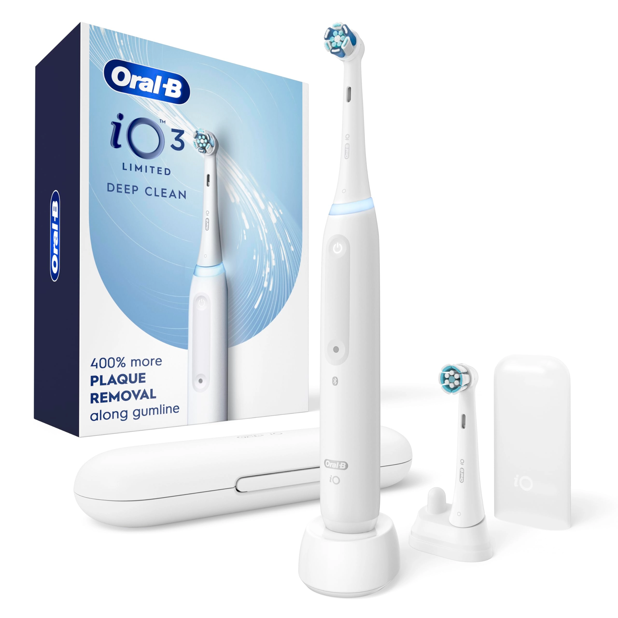 Procter & Gamble iO Series 3 - Rechargeable 2 Brush Heads Travel Case