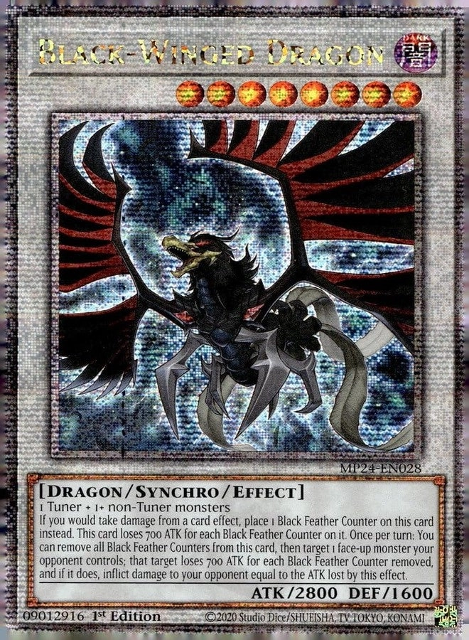Yu-Gi-Oh! Black-Winged Dragon MP24-EN028 - 1st Edition