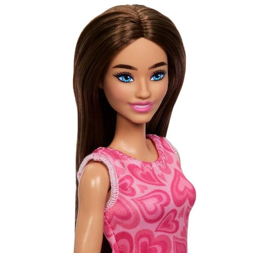 Barbie Teacher Doll - Brunette Printed Dress Ages 3+ Set
