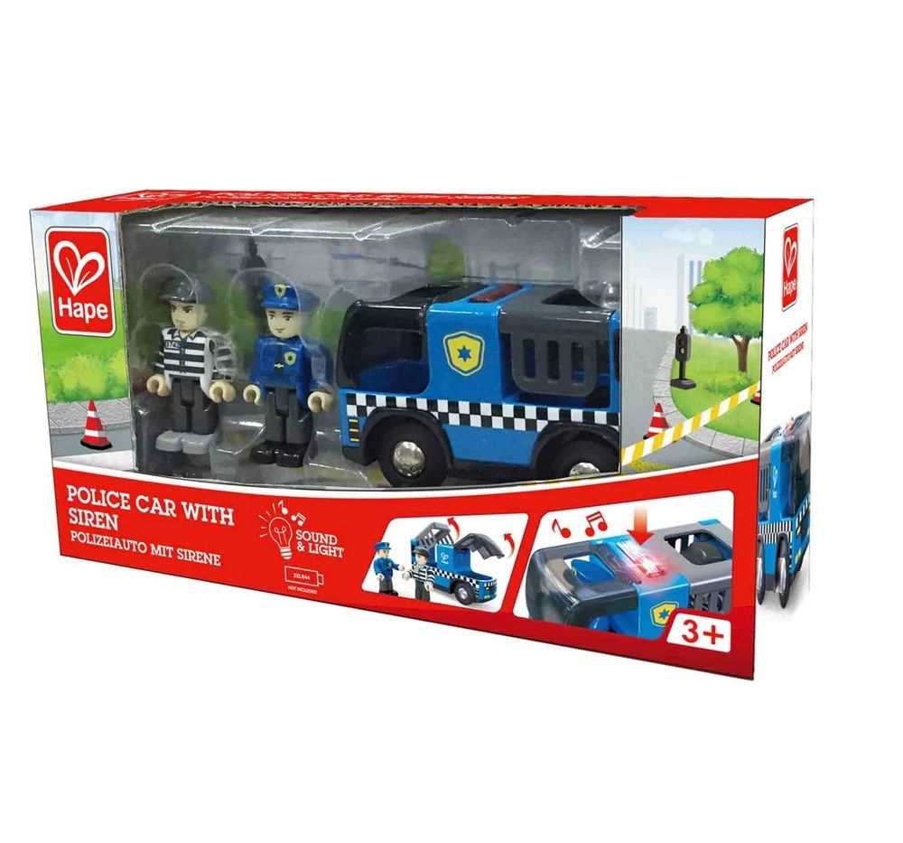 Police Car With Siren - Blue 3 +