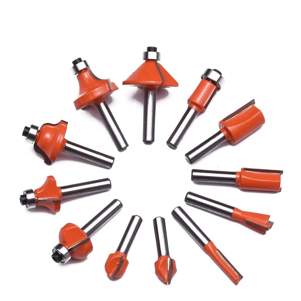 Router bit set - 12 Pieces
