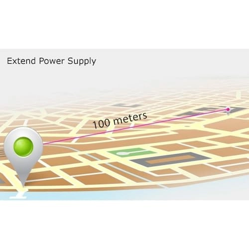 PoE Injector - 48V 15.4W IEEE 802.3af 10/100Mbps