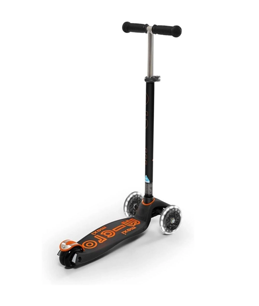 Maxi Deluxe 3-Wheel Kick Scooter – 120/80 mm LED