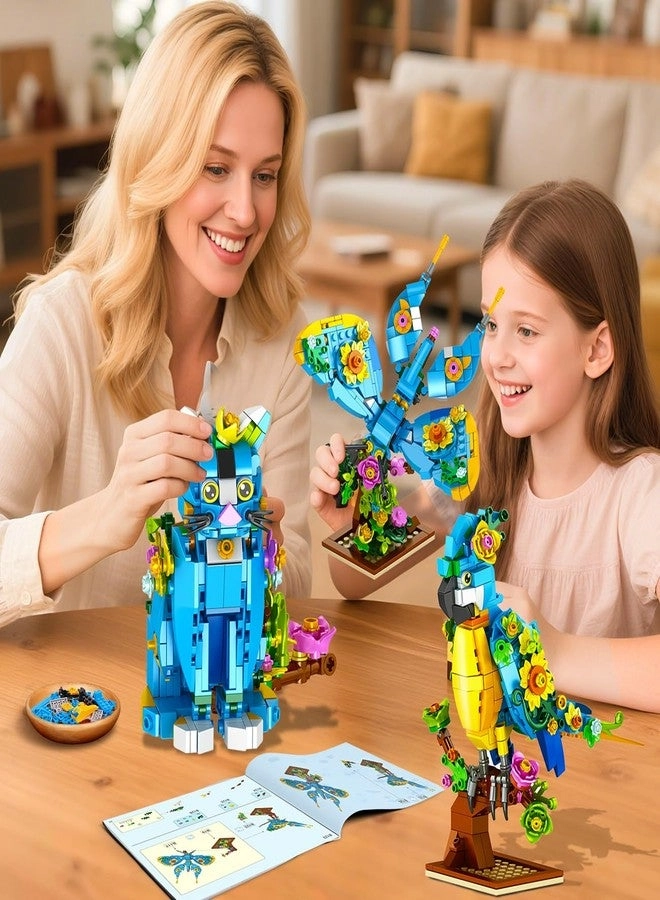 Flower Cat Building Set - 412 pcs