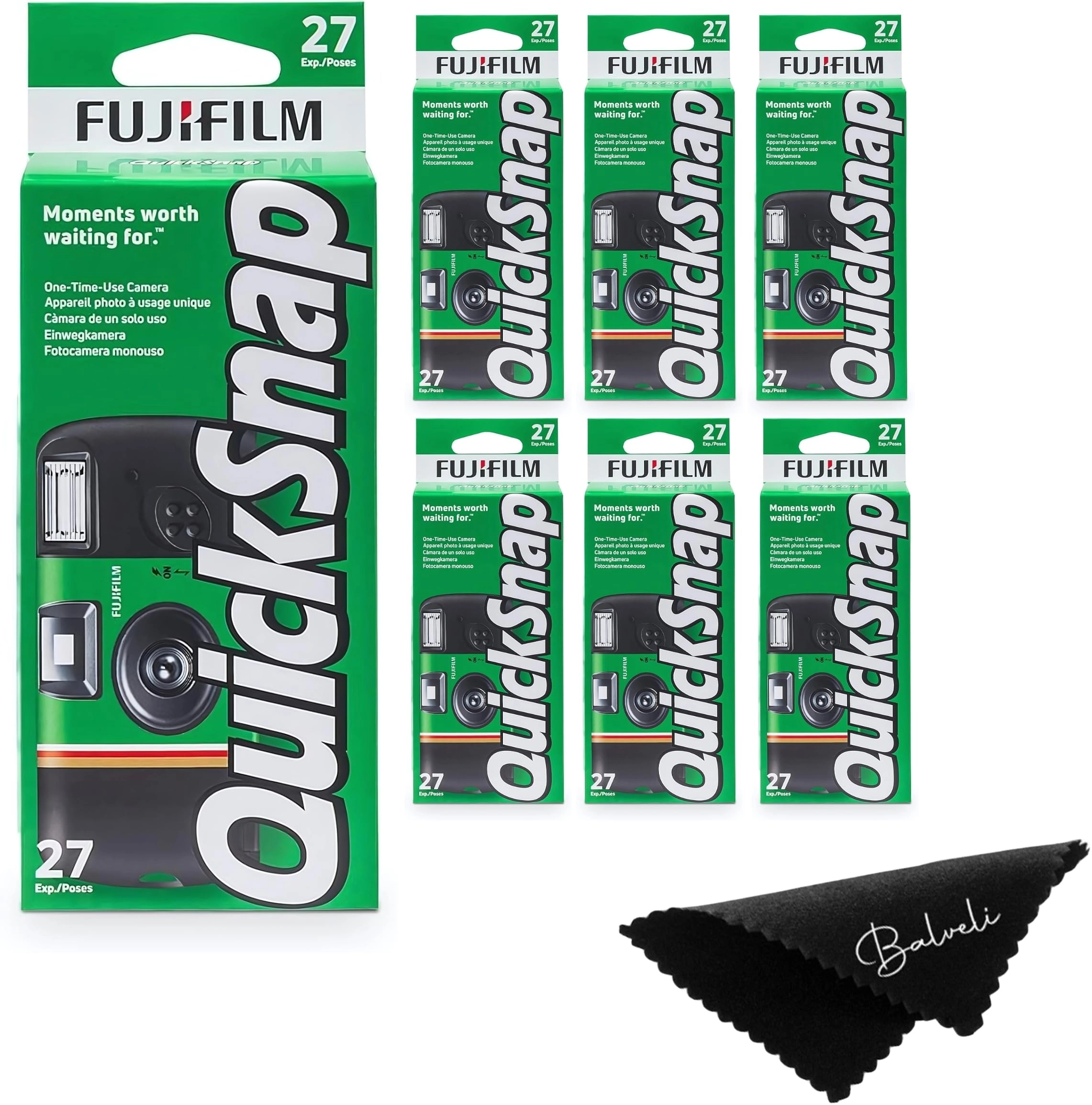 Quicksnap Flash 400 - Single-Use 35mm Pack