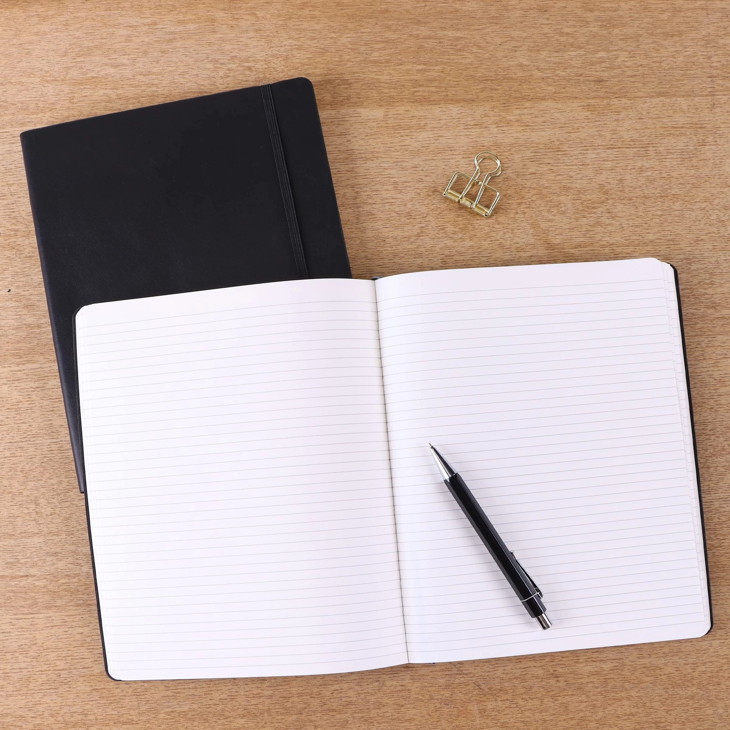 Ruled Paper Notebook Extra Large Softcover - Lined 192 Pages
