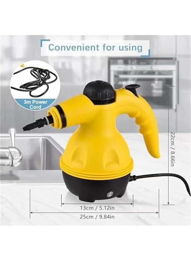 Handheld Steam Cleaner - 6 settings Large water tank Set