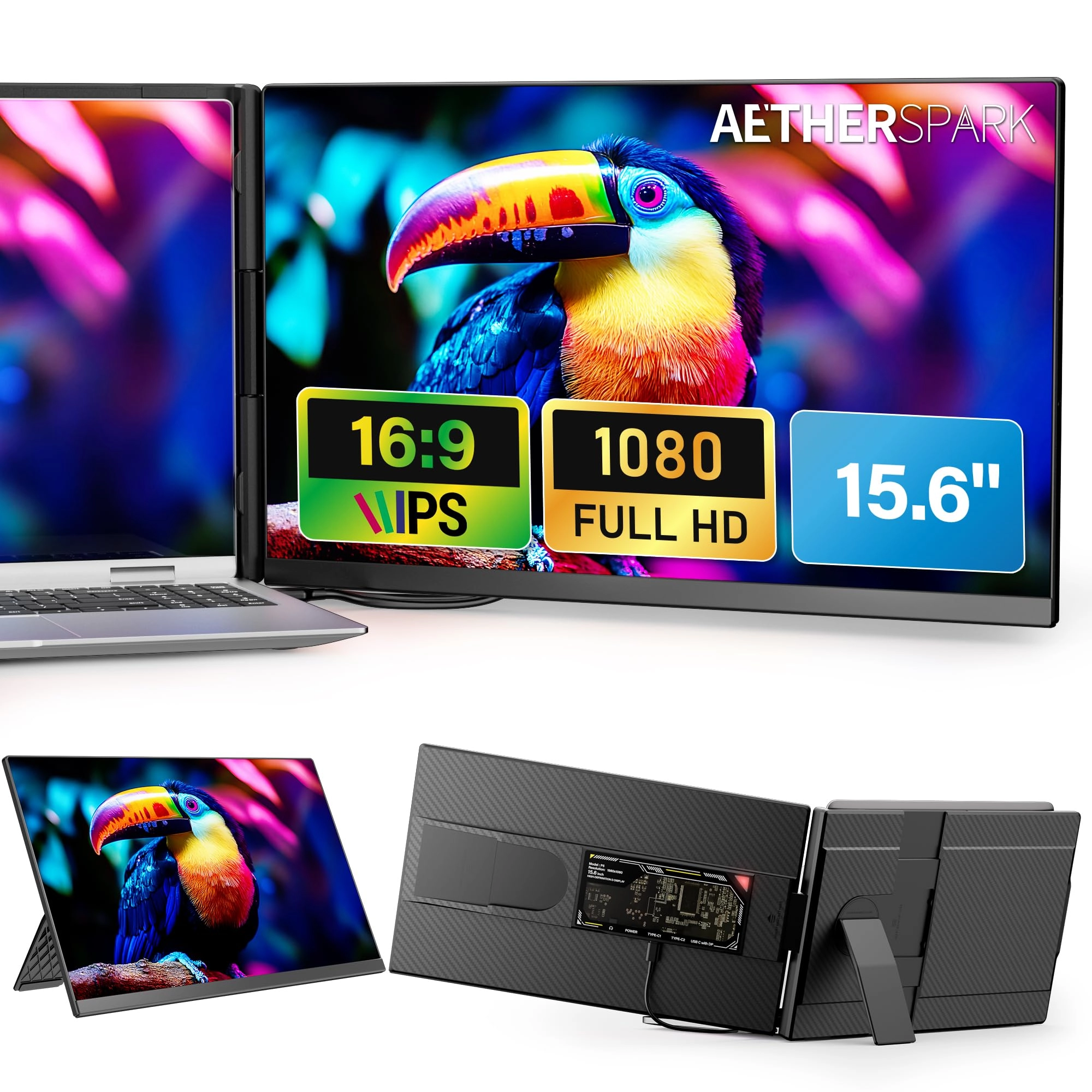 AetherSpark P5 - 1920x1080 15.6 Inches