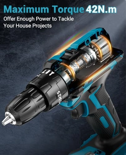 Hammer Drill - 2 x 2.0Ah