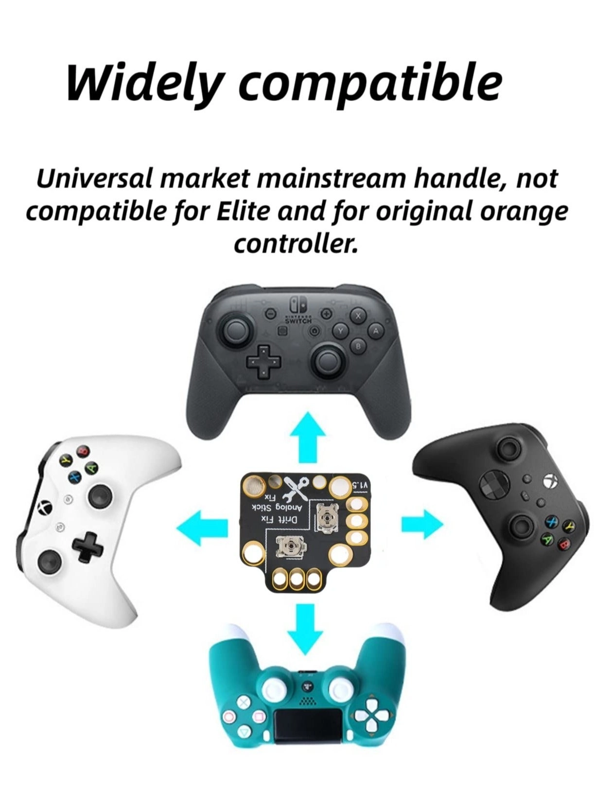 Gamepad Joystick Drift Repair Board - PS4 PS5 XBOX ONE XBOX Series S Xbox Series X