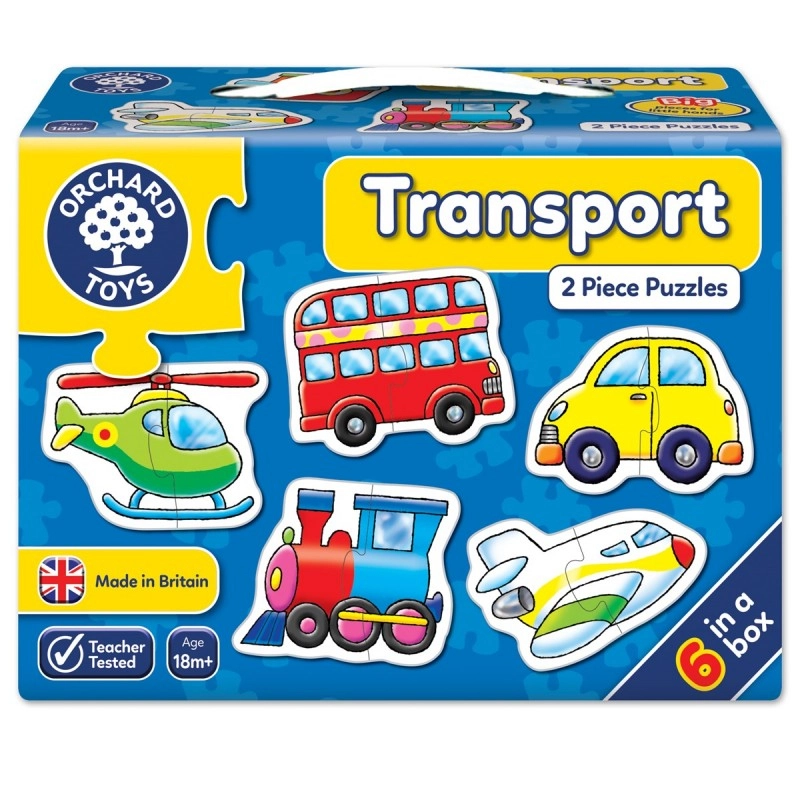 Transport Puzzles - 18 months-3 years 12 pieces
