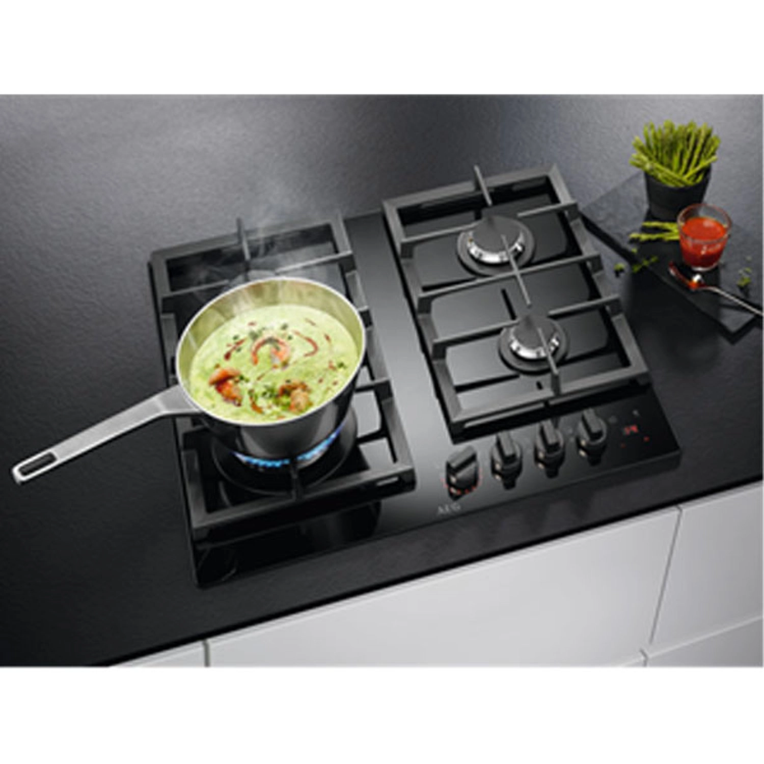 Flame Light AG-HKB64450NB Gas hob
