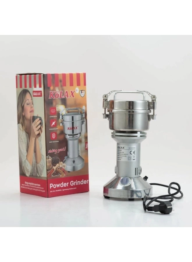 Kolax Professional Powder Grinder - High-Speed Stainless Steel High-Torque Motor