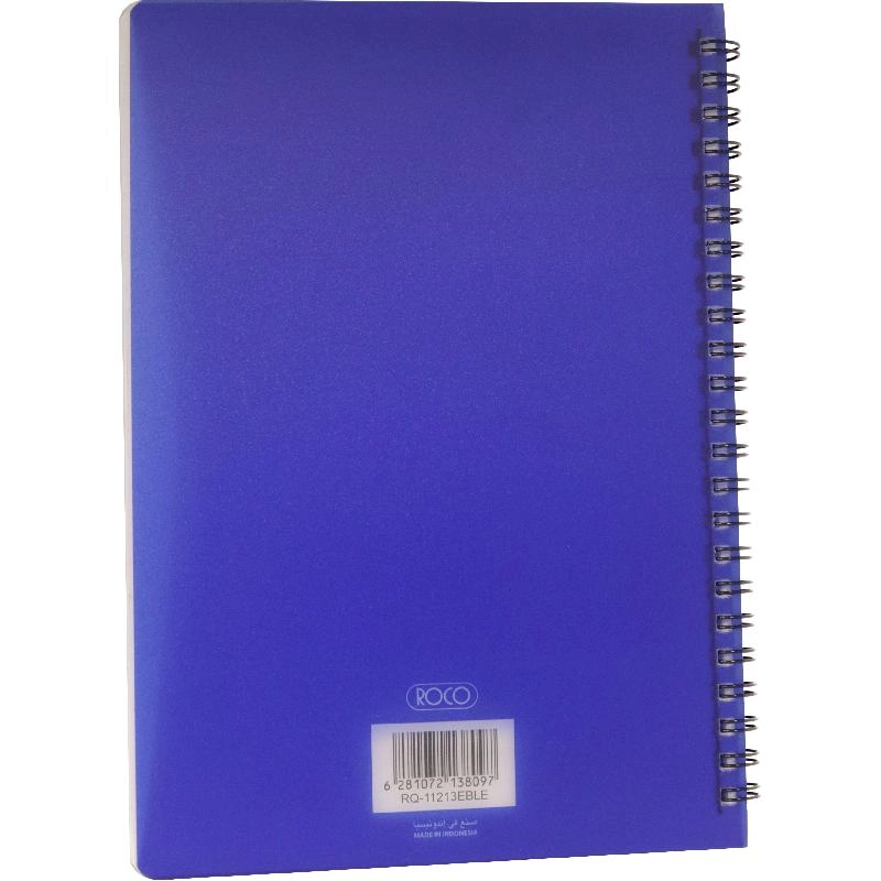 Notebook 19 X 26 cm Spiral - Grid 100 Sheets