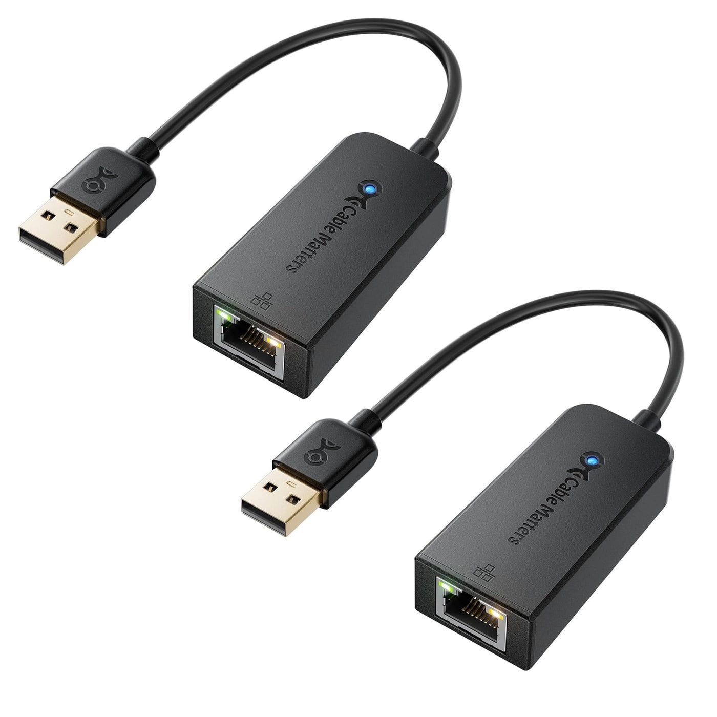 Cable Matters USB to Ethernet Adapter - 10/100 Mbps Plug & Play Pack