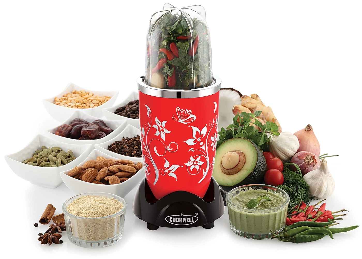 Nutri Blender - 5 Jar 3 Blade Black