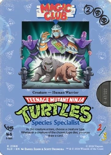 Secret Lair x Teenage Mutant Ninja Turtles: VHS Villains - 5 pcs