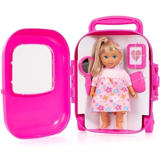 GIRL WITH TROLLEY - 28CM