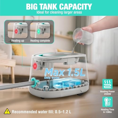 Dampfreiniger 2000W - 4 bar 1.5 L