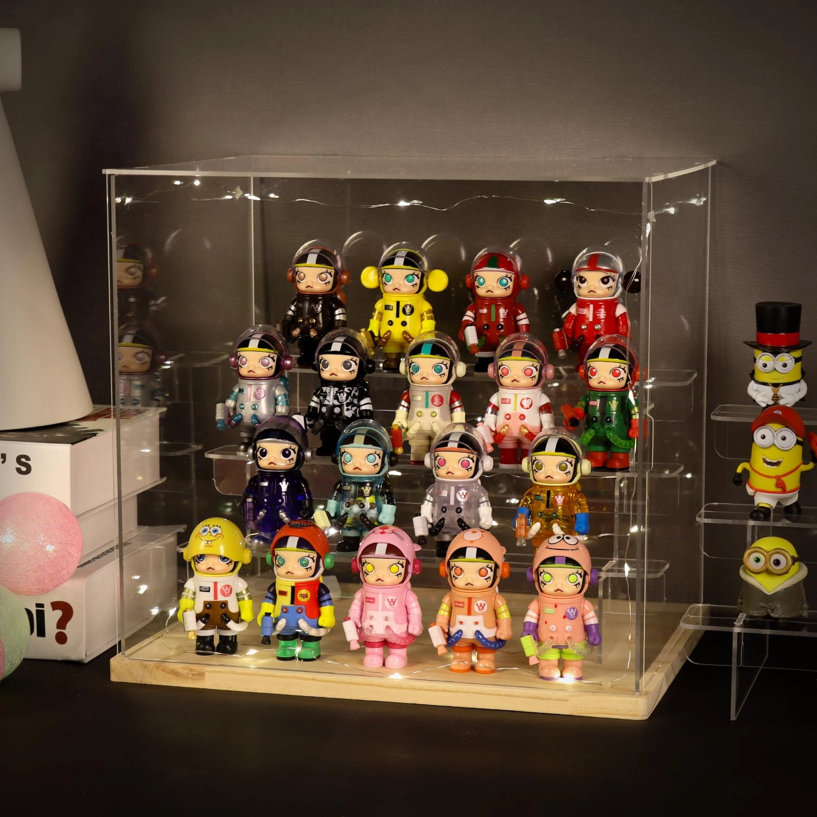 4 Tier Clear Acrylic Display Case - 1