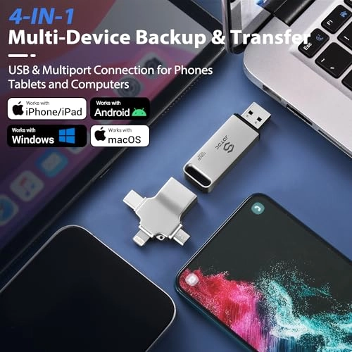 JD006 - USB 3.0 Lightning USB-C 512GB