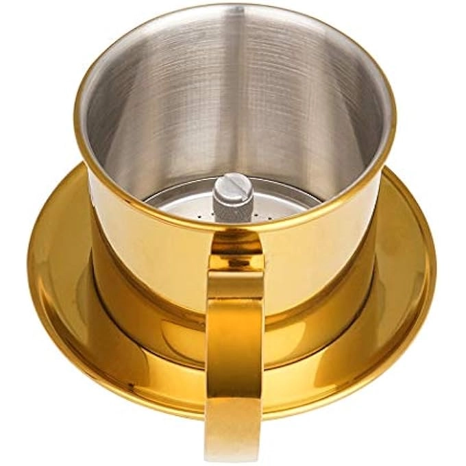 Vietnamese Coffee Filter Press - Portable Stainless Steel Manual Infuser