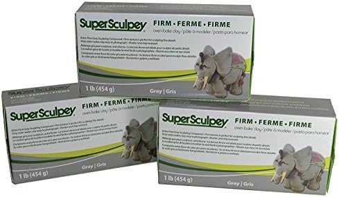 Sculpey Super Sculpting Compound - Clay 454g 3pcs.