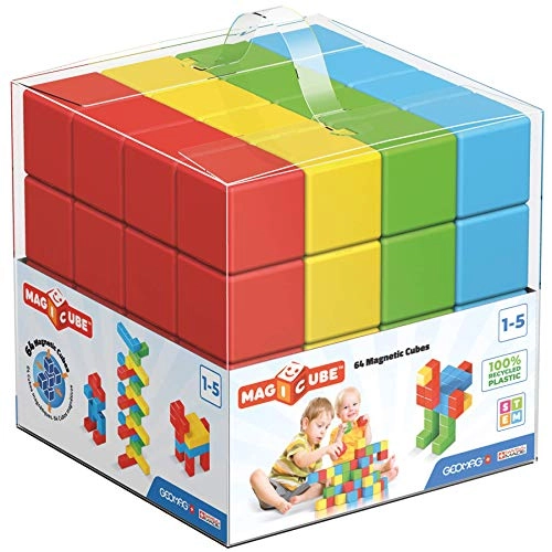 Building Cube Set STEM - 1-5 years 64 pieces