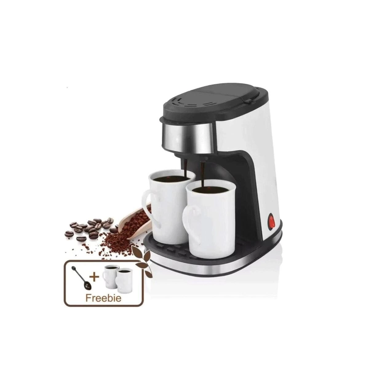 Tradeo DX3413 - Permanent Filter 2 Porcelain Cups