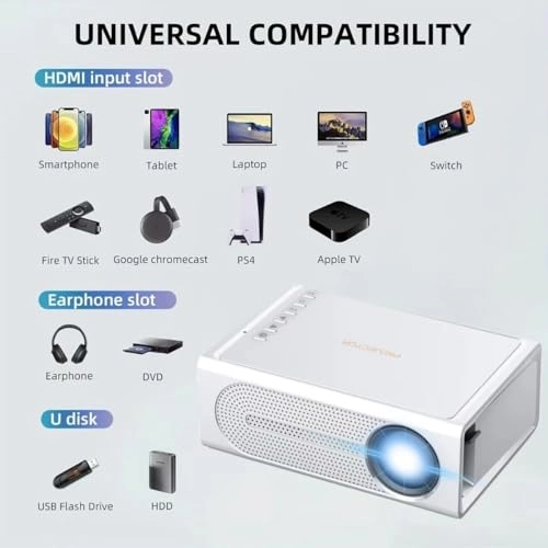 Mini Portable Projector 1920 x 1080