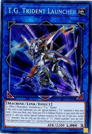 Konami T.G. Trident Launcher SAST-EN050 - First Edition - Secret Rare
