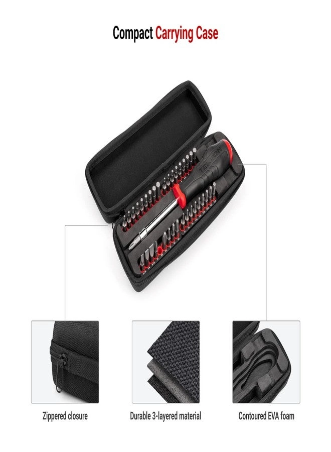 Bit Driver and Bit Set - 134-Piece 4 mm 1/4 Inch