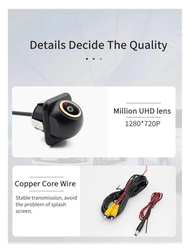 Rear View Camera - Starlight night vision CVBS RCA Connector 756(H)×720(V) Pixel