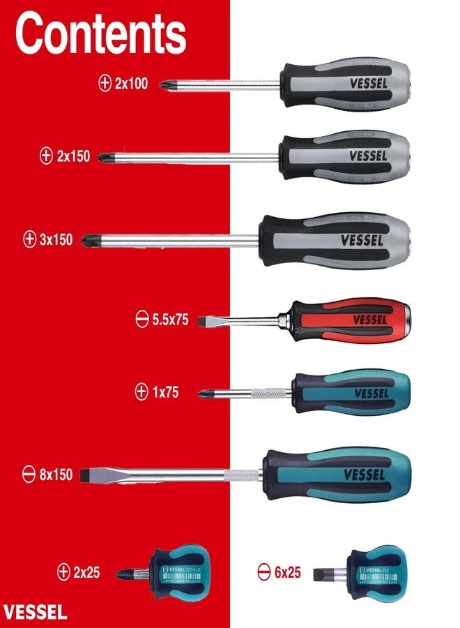MEGADORA IMPACTA Screwdriver Set (8 Pcs)