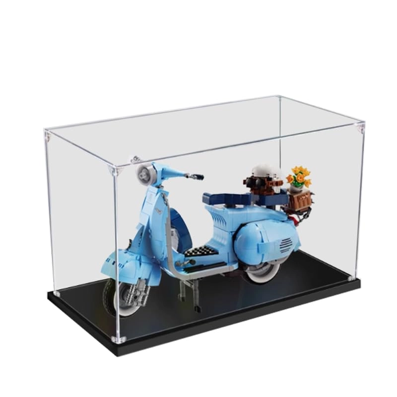 Lego Icons Display Case (10331) - Clear Acrylic Black Bottom