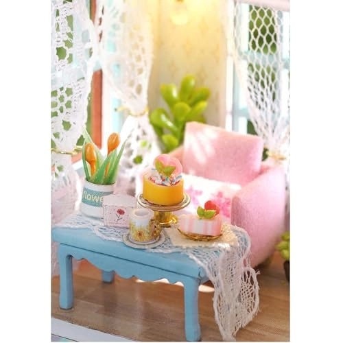 DIY Miniature Dollhouse Kit - Happy Manor 1:100