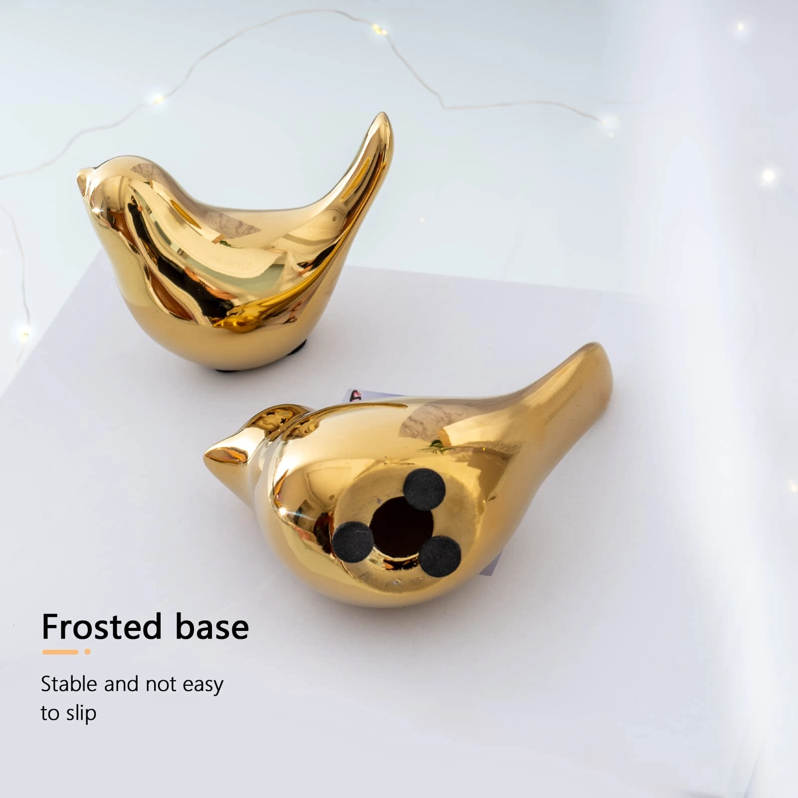 White Birds Statues - Ceramic