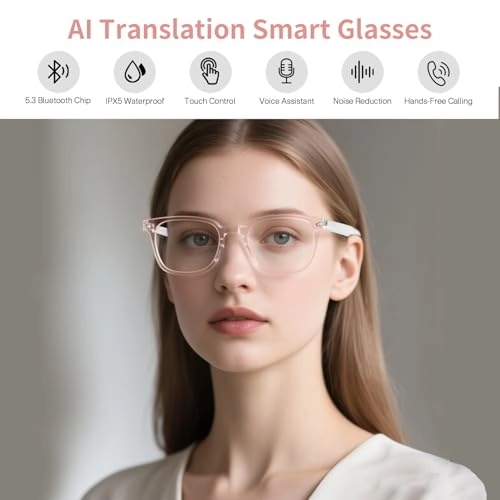 Smart Glasses - Auto Power On/Off Bluetooth UV400/Blue Light Protection