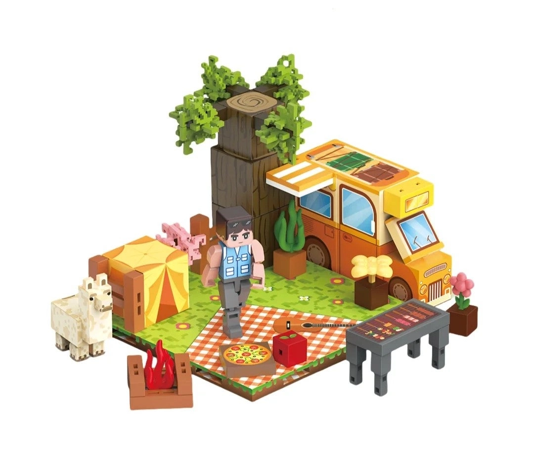Park Building Blocks - Mini Bricks Plastic