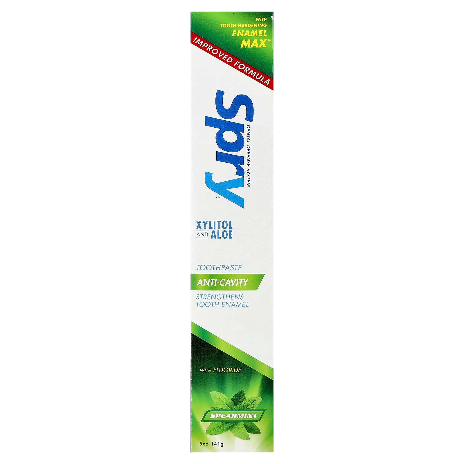 Spry - Anti-Cavity Fluoride Spearmint Toothpaste 141 g