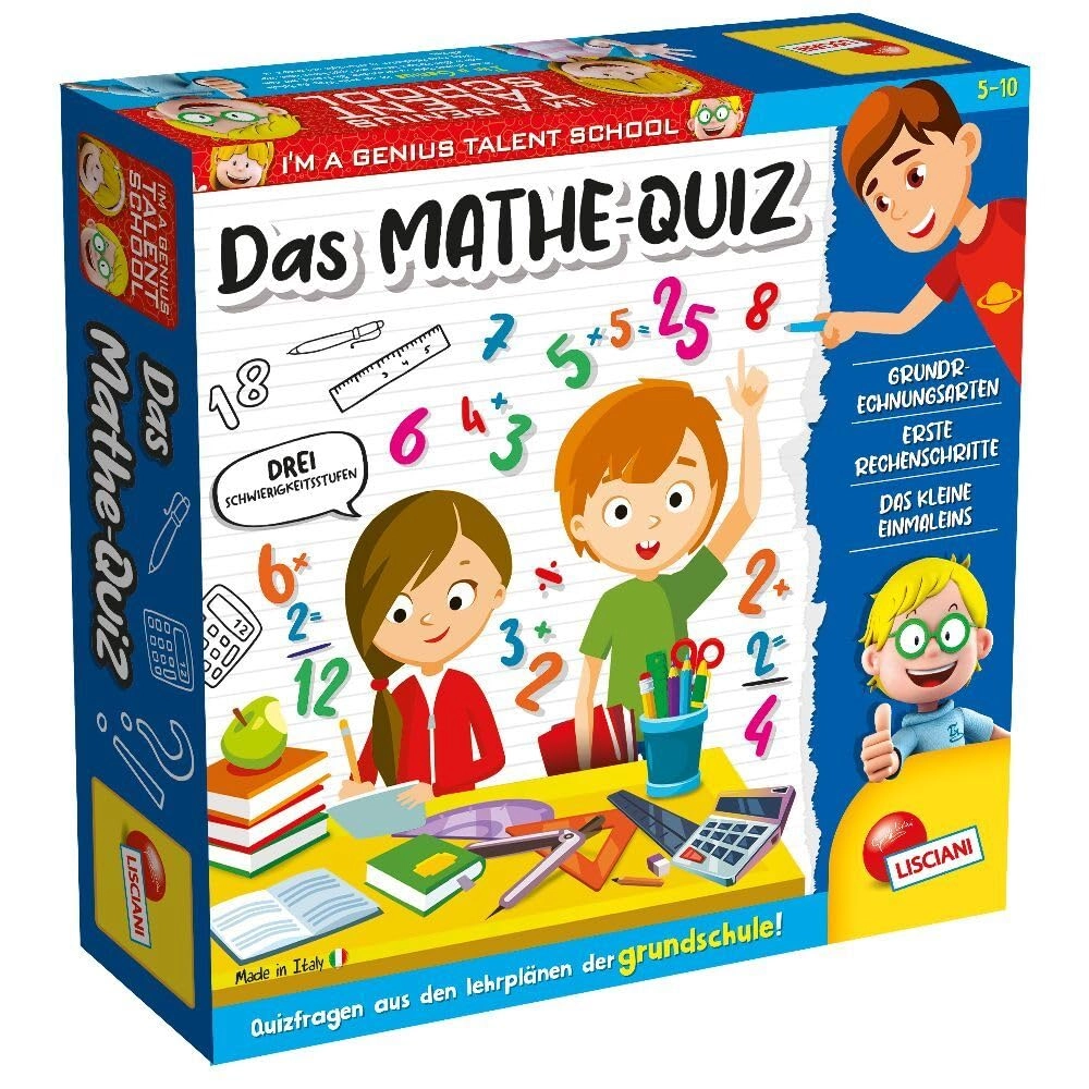 Lisciani Das Mathe-Quiz - 5 years and up