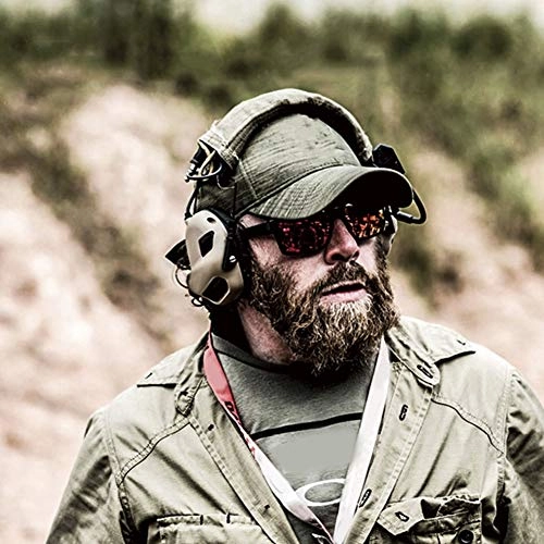 C2 Tactical Headphones - Adjustable Foldable Wired Microphone