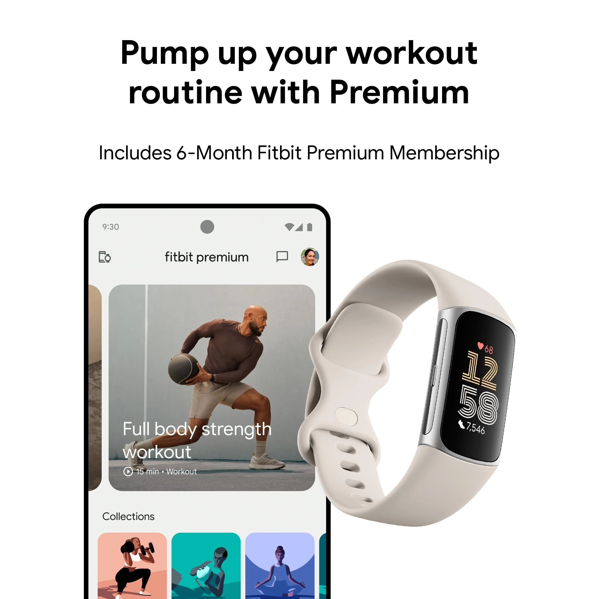 Charge 6 - One Size (S & L Bands Included)