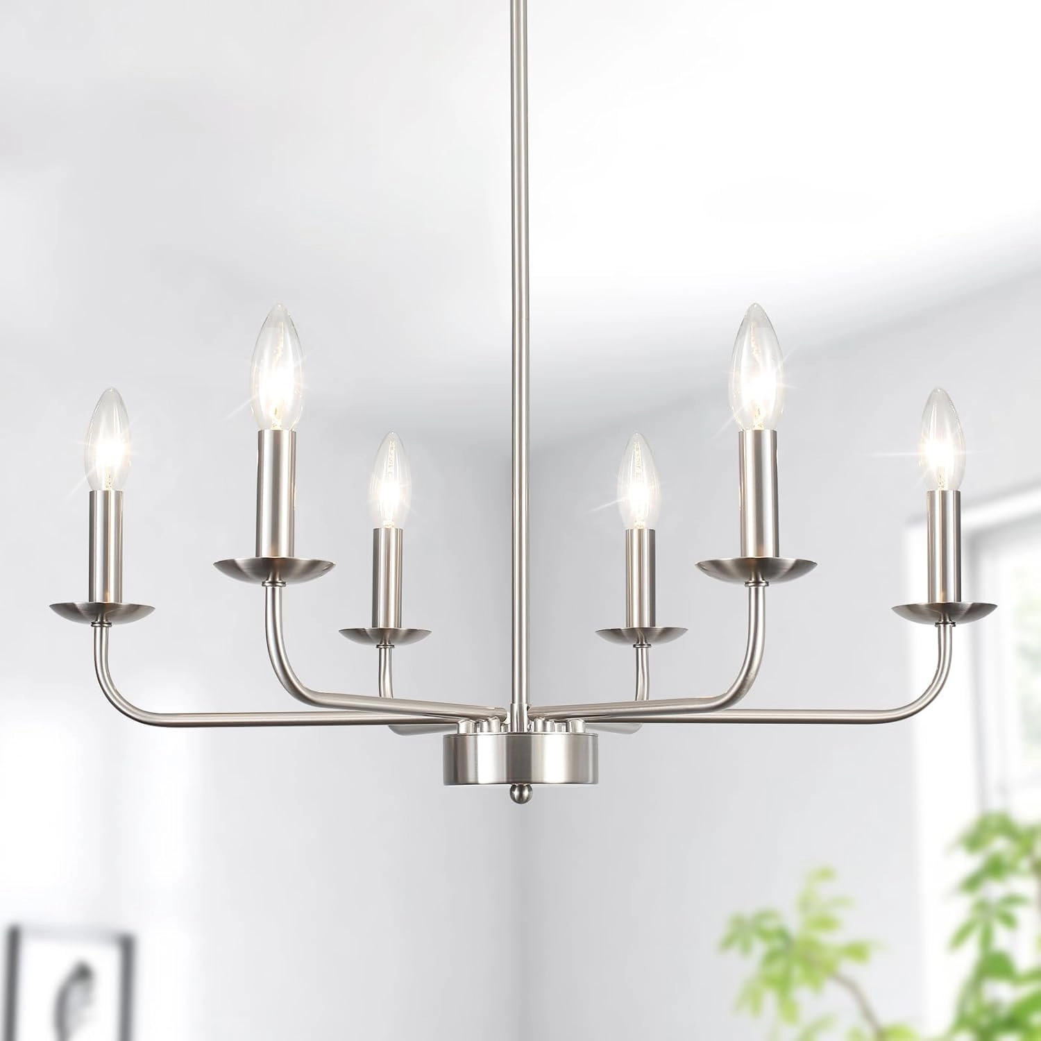 WTUOING 6 Light Chandelier - 30cm 185cm