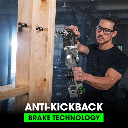 Compact Right Angle Drill - 24V 1680 Inch Pounds